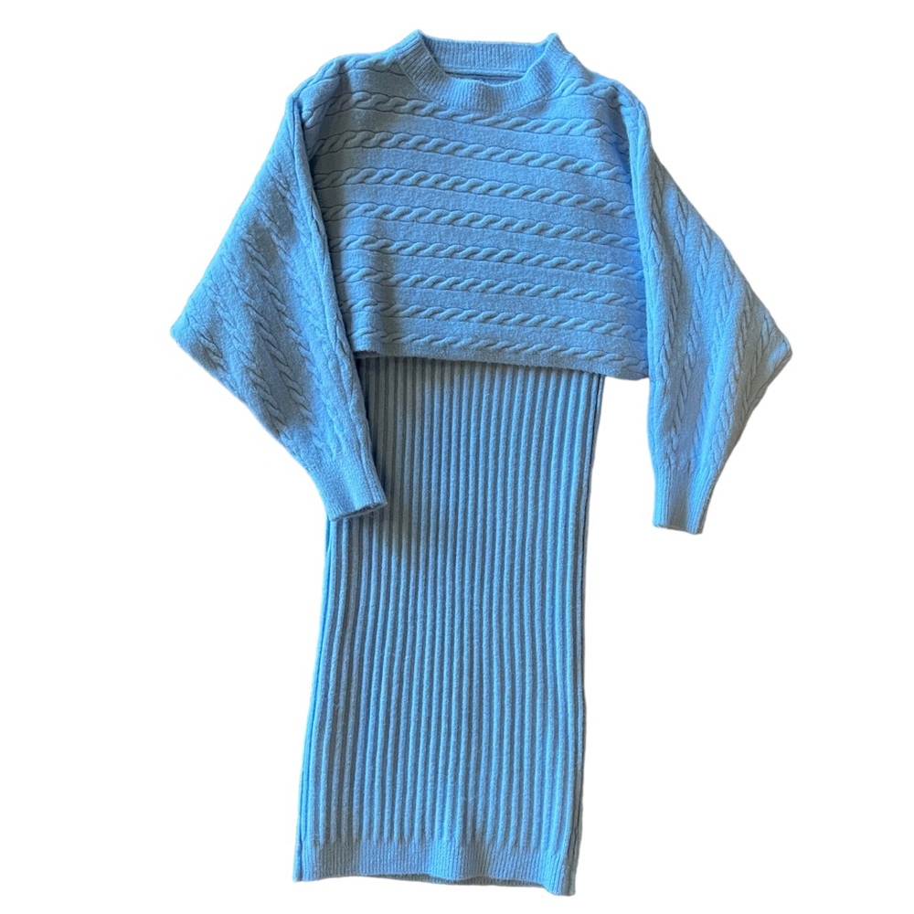 Handmade Luxury Soft Sweater Dress Set - Picture 13 of 14